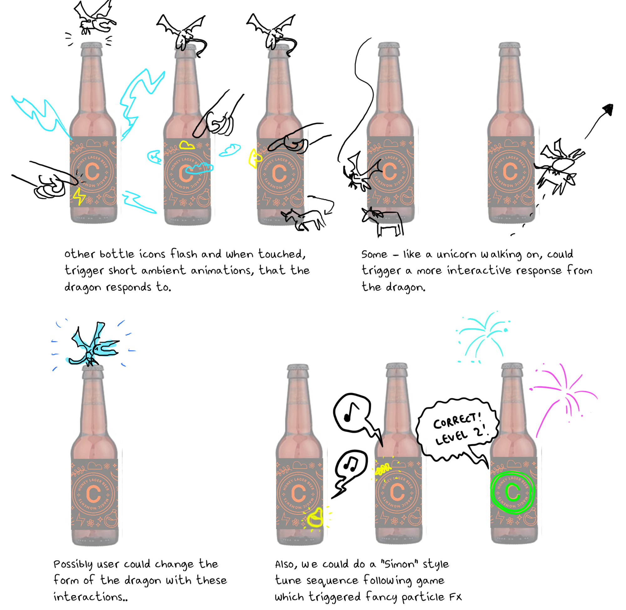 Bottle AR tracking label