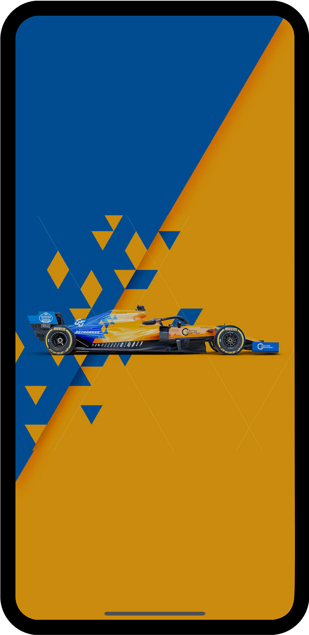 McLaren AR app mobile splash screen